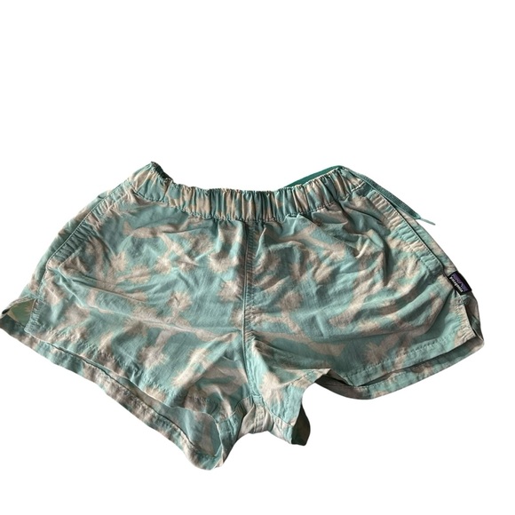 Patagonia Pants - Patagonia Teal and Beige Baggies XS